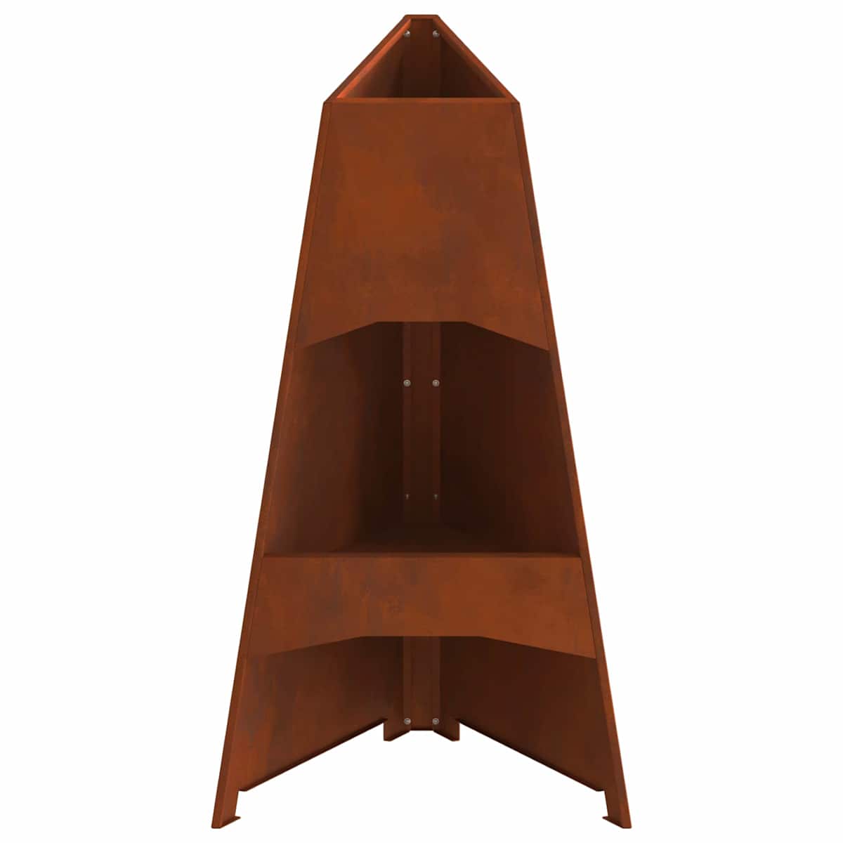 Ildskål Rusten 50 x 50 x 95 cm Cortenstål - Billede 6