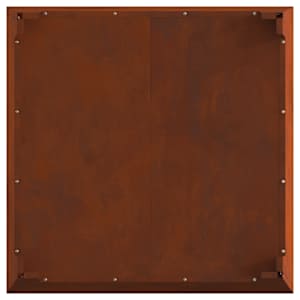Ohniště Hnědá 80 x 80 x 43 cm Povětrnostně odolná ocel - obrázek 11