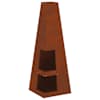 vidaXL Tulekauss Rooste 35 x 35 x 100 cm