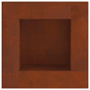 Ohniště Hnědá 60 x 60 x 30 cm Povětrnostně odolná ocel - obrázek 7