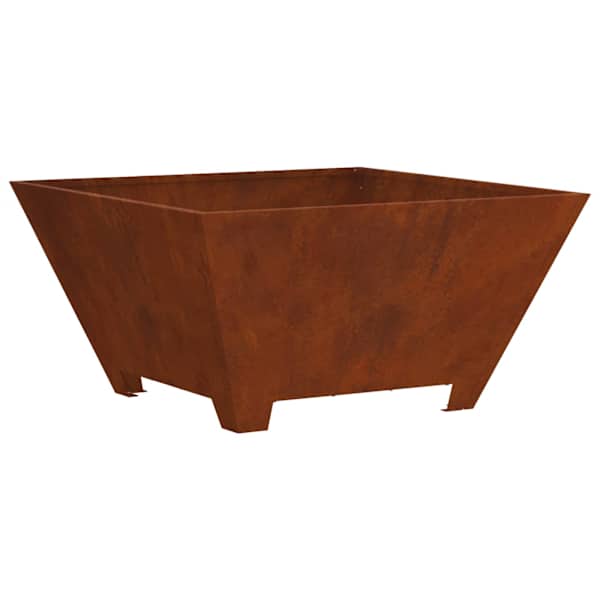 vidaXL Tulekauss Rooste 80 x 80 x 40 cm