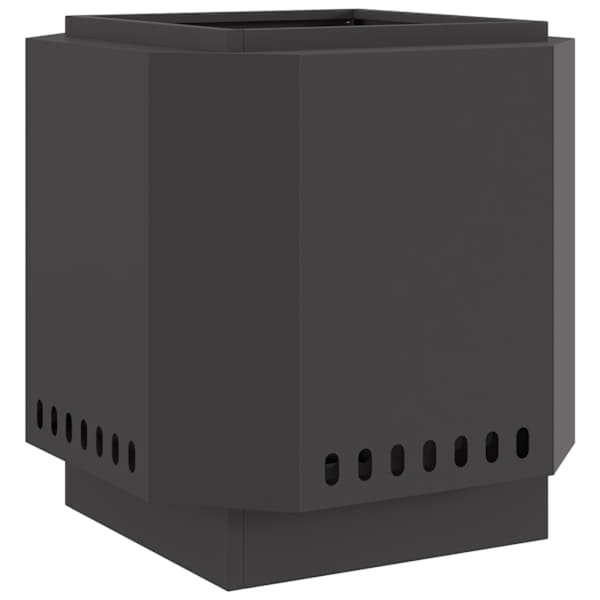 vidaXL Suitsuvaba tulekauss Must 48 x 48 x 51 cm Ilmastikukindel teras