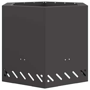 vidaXL Suitsuvaba tulekauss Must 58 x 58 x 51 cm Ilmastikukindel teras