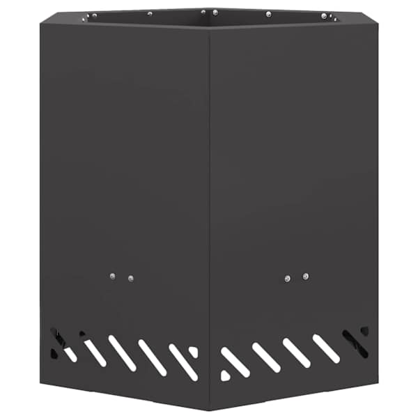 vidaXL Suitsuvaba tulekauss Must 48 x 48 x 51 cm Ilmastikukindel teras