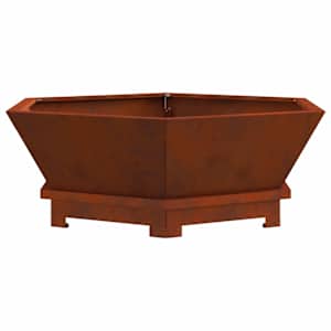 vidaXL Tulekauss Rooste 75 x 75 x 28 cm