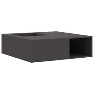 vidaXL L&otilde;kkekoht Must 100 x 100 x 30 cm Ilmastikukindel teras