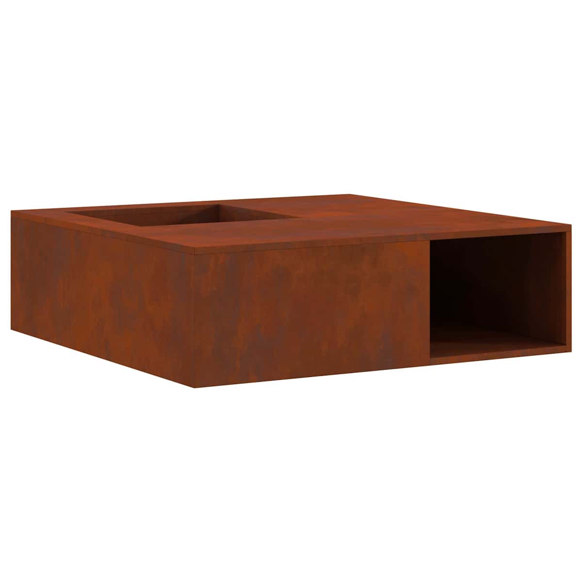 Bålsted Rusten 100 x 100 x 30 cm Cortenstål - Billede 2