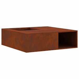 vidaXL L&otilde;kkekoht Rooste 100 x 100 x 30 cm Ilmastikukindel teras