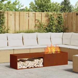 Ogenj Rjava 160 x 45 x 35 cm Jeklo