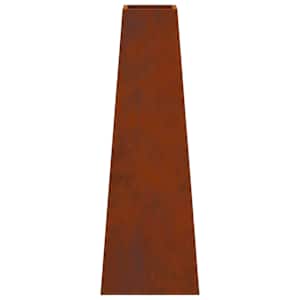 Ohniště Hnědá 50 x 35 x 100 cm Povětrnostně odolná ocel - obrázek 7