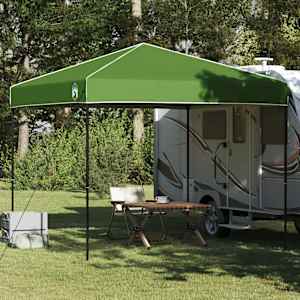 Nadstrešni šotor Zelena 243 x 243 x 251 cm blago