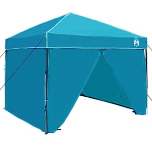vidaXL Katuse telk 243 x 243 x 251 cm Sinine kangas