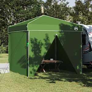 Nadstrešni šotor Zelena 243 x 243 x 251 cm blago