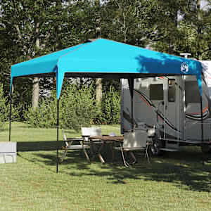 Nadstrešni šotor Modra 290 x 290 x 251 cm blago