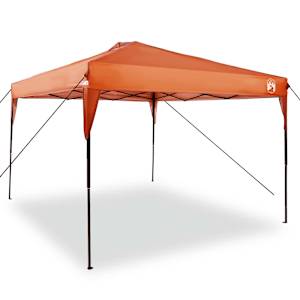 Plachtový Stan Oranžová 290 x 290 x 251 cm textil - obrázek 4