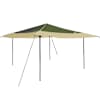 vidaXL Katuse telk 395 x 395 x 251 cm Roheline kangas