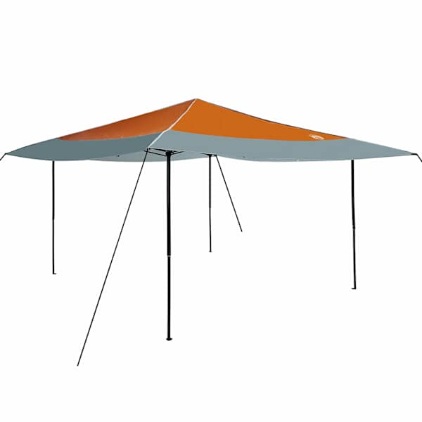 vidaXL Katuse telk 395 x 395 x 251 cm Oranž kangas
