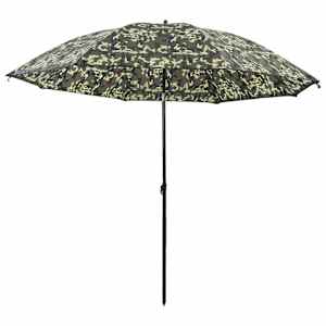 Rybářský deštník 290 x 225 cm Oxford Polyester Maskáčová - obrázek 2