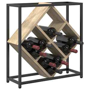 Stojan na víno Sonoma dub 51 x 18 x 52,5 cm kompozitní dřevo - obrázek 3