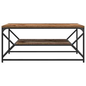 Konferenční stolek Staré dřevo 90 x 50 x 40 cm - obrázek 5
