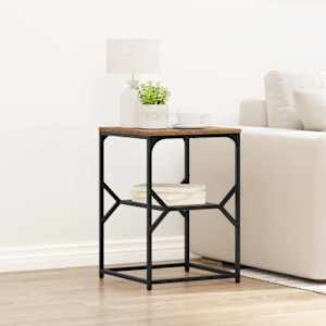 Stranska miza Star les 41 x 40 x 60 cm Inženirski les in jeklo