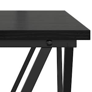 Sada odkládacích stolků 2 pcs Černý dub 50 x 50 x 40 cm - obrázek 7
