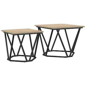 vidaXL Abilaudade komplekt 2 tk Sonoma tamm 50 x 50 x 40 cm