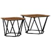 vidaXL Abilaudade komplekt 2 tk taastatud puit 50 x 50 x 40 cm