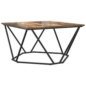 vidaXL Kohvilaud Suitsetatud tamm 80 x 80 x 45 cm