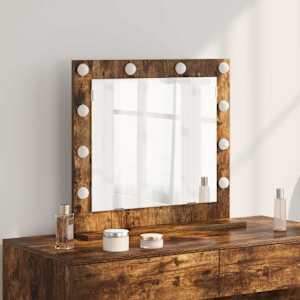 Ogledalo za toaletno mizico Dimljeni oreh 60 x 55 x 18 cm