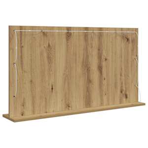 Toaletní zrcadlo Obdélníkový Artisanový dub 100 x 55 x 18 cm - obrázek 6