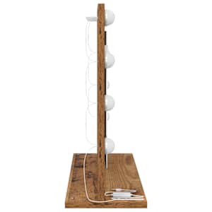 Toaletní zrcadlo Obdélníkový Staré dřevo 60 x 45 x 18 cm - obrázek 5