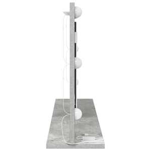 Toaletní zrcadlo Obdélníkový Betonově šedá 80 x 45 x 18 cm - obrázek 5