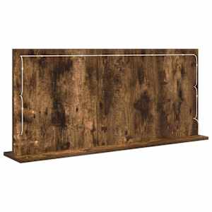 Toaletní zrcadlo Obdélníkový Kouřový dub 100 x 45 x 18 cm - obrázek 6