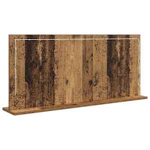 Toaletní zrcadlo Obdélníkový Staré dřevo 100 x 45 x 18 cm - obrázek 6