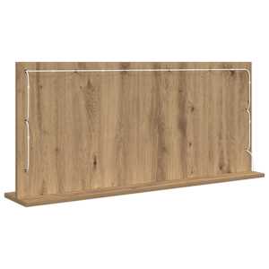 Toaletní zrcadlo Obdélníkový Artisanový dub 100 x 45 x 18 cm - obrázek 6