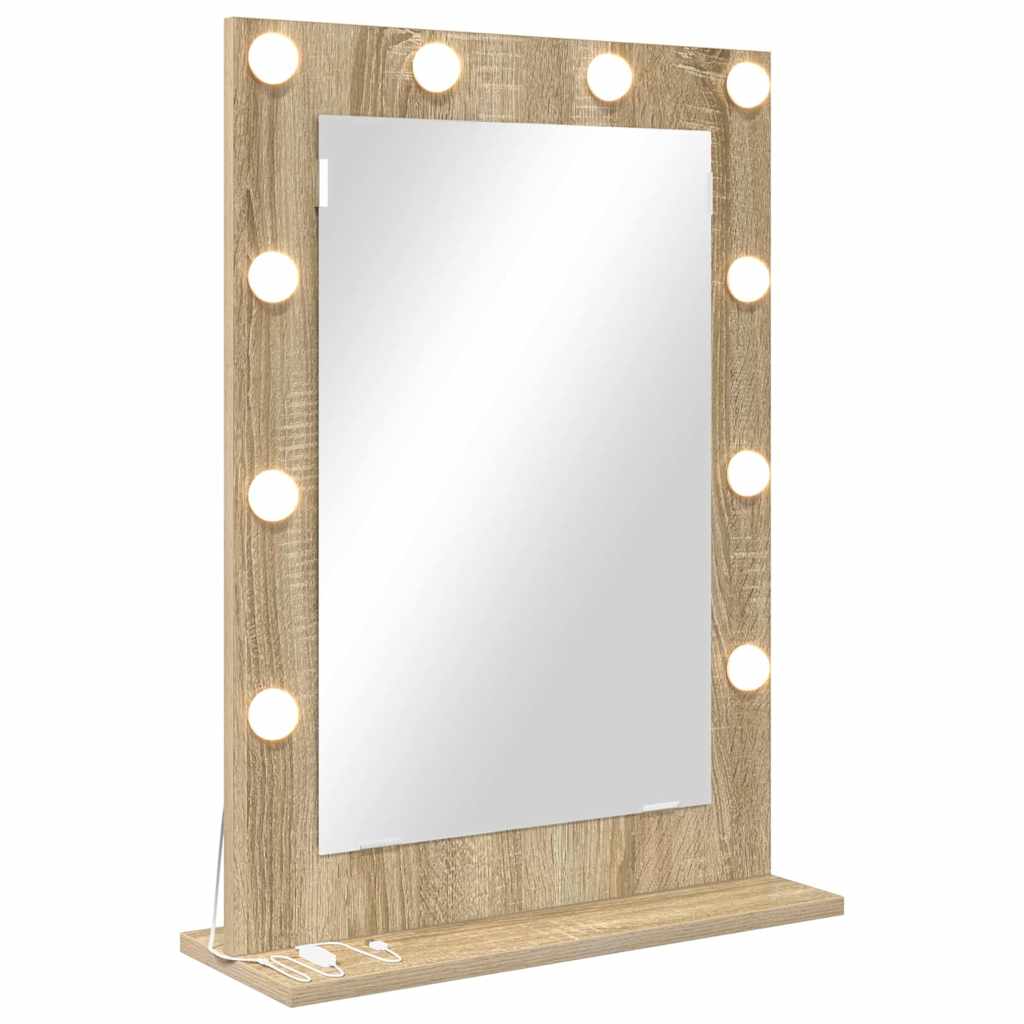 Peilimeikki Sonoma tammi MDF, Lasi 70 x 50 x 18 cm Peili