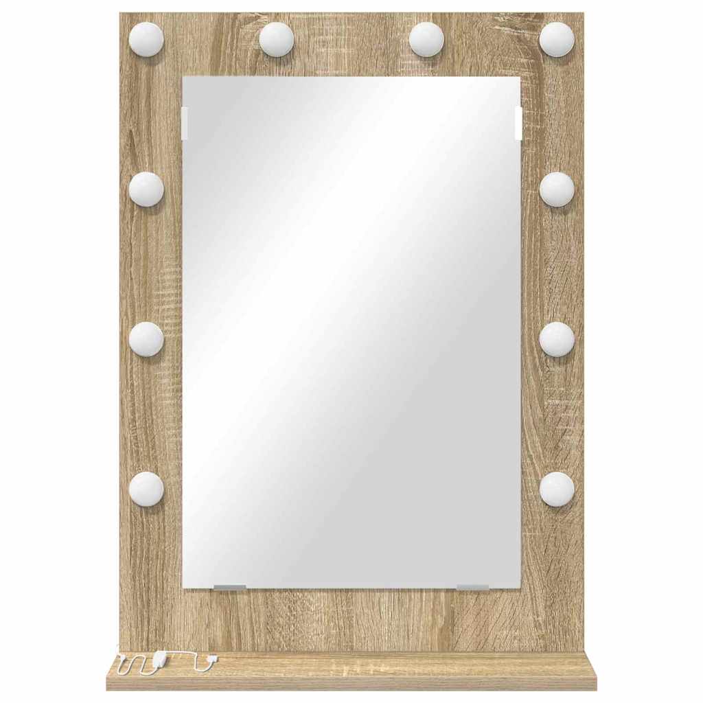 Peilimeikki Sonoma tammi MDF, Lasi 70 x 50 x 18 cm Peili