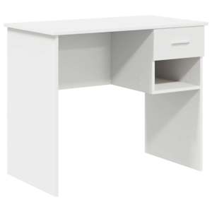 vidaXL Laud Valge 90 x 49 x 75 cm Tehispuit
