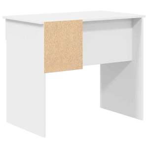 Stůl se zásuvkou s policí Bílá 90 x 49 x 75 cm kompozitní dřevo - obrázek 8