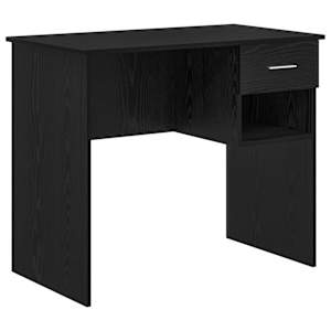 vidaXL Laud Must tamm 90 x 49 x 75 cm Tehispuit