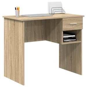 Stůl se zásuvkou Sonoma dub 90 x 49 x 75 cm kompozitní dřevo - obrázek 3
