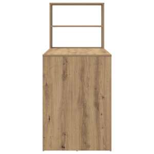 Stůl s policí Artisanový dub 113 x 54 x 120 cm kompozitní dřevo - obrázek 6