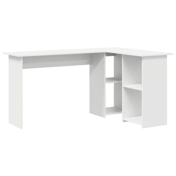 vidaXL Laud Valge 142 x 102 x 73 cm Tehispuit