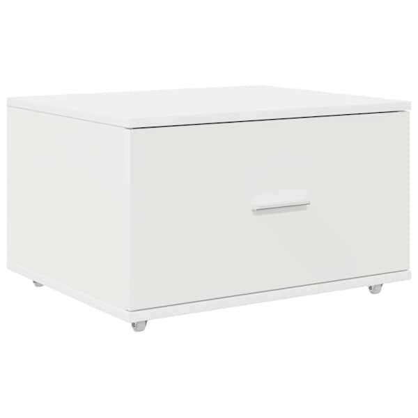 vidaXL Sahtlib&uuml;roo 55 x 45 x 31 cm Valge