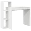 vidaXL Laud Valge Tehispuit 100 x 40 x 90 cm