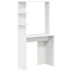 vidaXL Laud Valge Tehispuit 78,5 x 37 x 154,5 cm