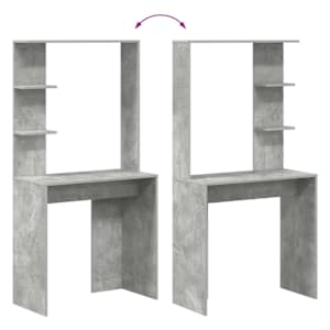 Stůl Betonově šedá 78,5 x 37 x 154,5 cm kompozitní dřevo - obrázek 9