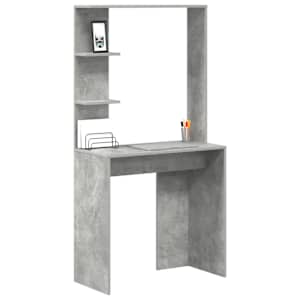 Stůl Betonově šedá 78,5 x 37 x 154,5 cm kompozitní dřevo - obrázek 3