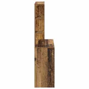 Stůl s policí Staré dřevo 78,5 x 37 x 154,5 cm kompozitní dřevo - obrázek 6